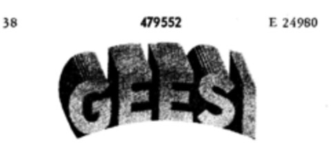 GEESI Logo (DPMA, 08/01/1935)