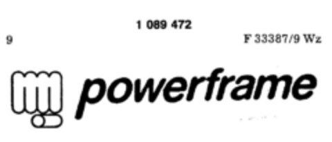 powerframe Logo (DPMA, 23.02.1985)