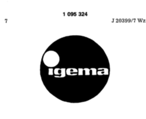 igema Logo (DPMA, 27.09.1985)