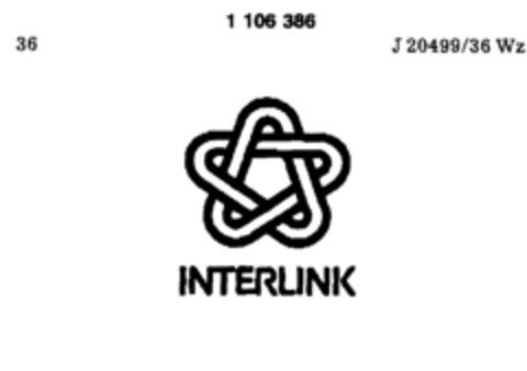 INTERLINK Logo (DPMA, 11/08/1985)