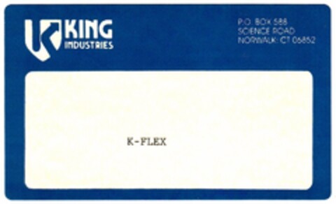 KING INDUSTRIES K-FLEX Logo (DPMA, 18.04.1984)