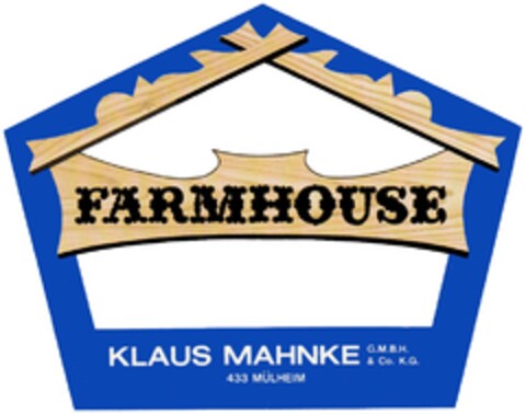 FARMHOUSE KLAUS MAHNKE GmbH & Co. KG Logo (DPMA, 04/09/1974)