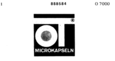 oT  MICROKAPSELN Logo (DPMA, 12/08/1970)