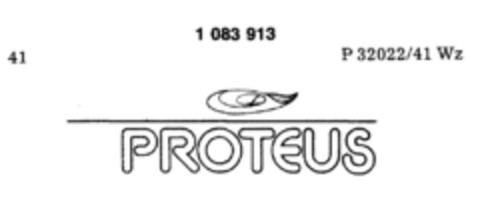 PROTEUS Logo (DPMA, 07.02.1985)