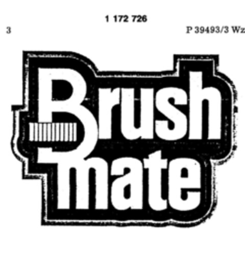 Brush mate Logo (DPMA, 03.05.1990)