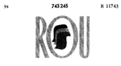 ROU Logo (DPMA, 06.12.1958)