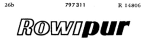 Rowipur Logo (DPMA, 17.03.1961)