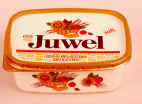 Juwel soft SELEX REINE PFLANZEN-MARGARINE Logo (DPMA, 23.11.1982)
