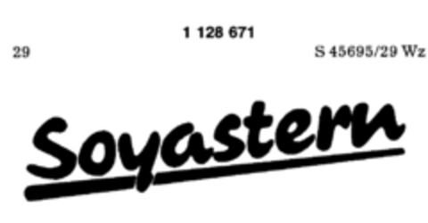 Soyastern Logo (DPMA, 20.11.1987)