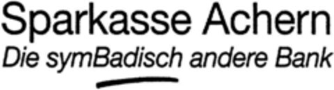 SPARKASSE ACHERN Logo (DPMA, 08.02.1992)