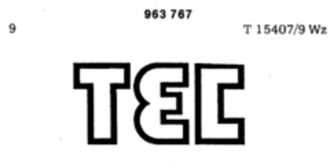 TEC Logo (DPMA, 05.01.1973)
