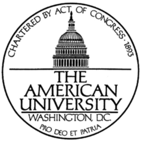 AMERICAN UNIVERSITY WASHINGTON D.C. Logo (DPMA, 01/04/1991)