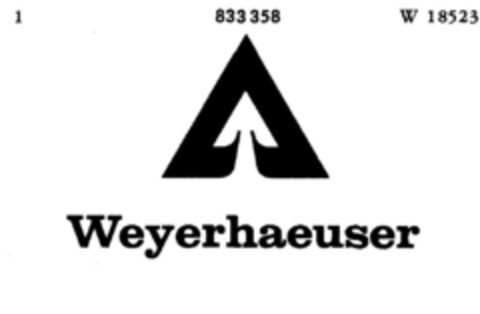 Weyerhaeuser Logo (DPMA, 28.06.1966)