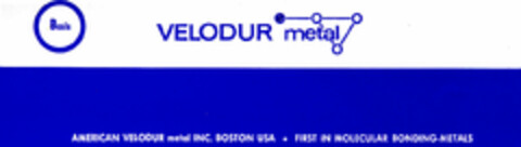 VELODUR metal Logo (DPMA, 09.01.1975)