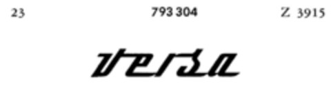 versa Logo (DPMA, 05.12.1963)