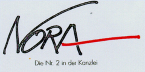 NORA Die Nr. 2 in der Kanzlei Logo (DPMA, 16.02.2000)