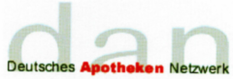 d a n Deutsches Apotheken Netzwerk Logo (DPMA, 05/12/2000)