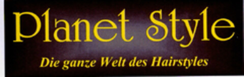Planet Style Die ganze Welt des Hairstyles Logo (DPMA, 13.07.2000)