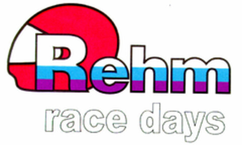 Rehm race days Logo (DPMA, 29.11.2000)