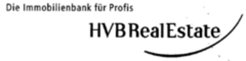 Die Immobilienbank für Profis HVBRealEstate Logo (DPMA, 04/27/2001)