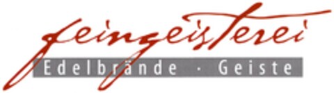 feingeisterei Edelbrände · Geiste Logo (DPMA, 06/13/2013)