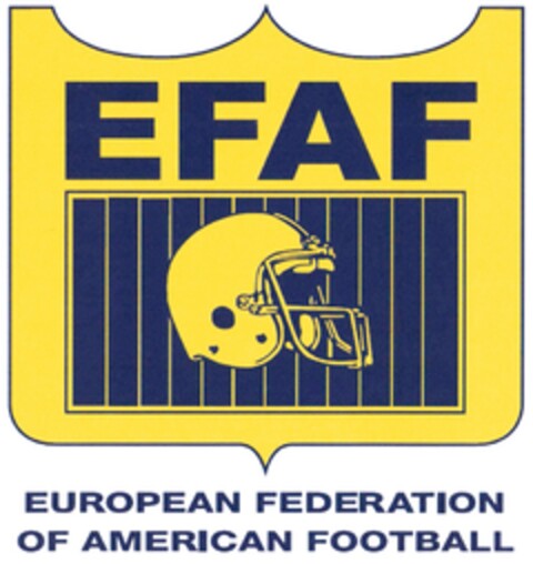 EFAF EUROPEAN FEDERATION OF AMERICAN FOOTBALL Logo (DPMA, 24.02.2015)