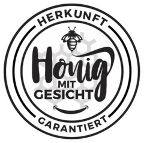 Honig MIT GESICHT Logo (DPMA, 05.10.2018)