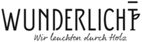 WUNDERLICHT Wir leuchten durch Holz Logo (DPMA, 03/20/2021)