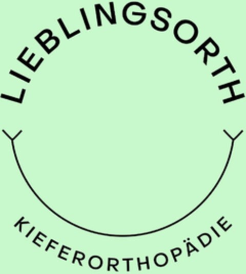 LIEBLINGSORTH KIEFERORTHOPÄDIE Logo (DPMA, 13.09.2023)