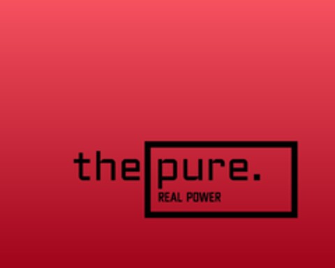 the pure. REAL POWER Logo (DPMA, 03.04.2024)