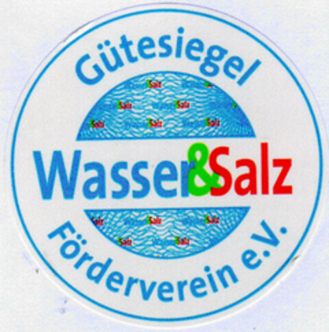 Gütesiegel Wasser&Salz Förderverein e.V. Logo (DPMA, 04/12/2002)