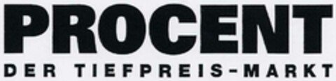 PROCENT DER TIEFPREIS-MARKT Logo (DPMA, 08/06/2002)