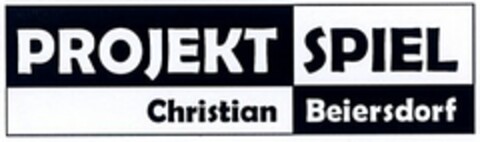 PROJEKT SPIEL Christian Beiersdorf Logo (DPMA, 09.08.2004)