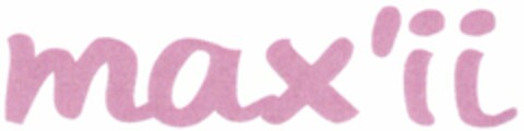 max`ii Logo (DPMA, 10/29/2004)