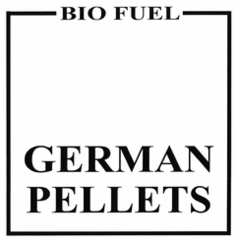 BIO FUEL GERMAN PELLETS Logo (DPMA, 30.01.2006)