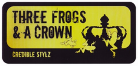 THREE FROGS & A CROWN Logo (DPMA, 13.02.2007)