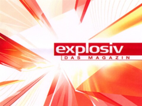 explosiv DAS MAGAZIN Logo (DPMA, 14.06.2007)