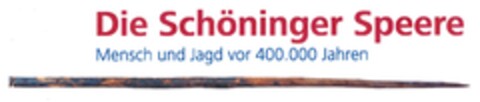 Die Schöninger Speere Mensch und Jagd vor 400.000 Jahren Logo (DPMA, 13.08.2007)