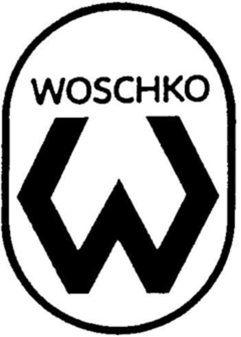 WOSCHKO W Logo (DPMA, 04.03.1996)