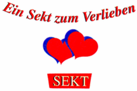 Ein Sekt zum Verlieben Logo (DPMA, 10/17/1996)