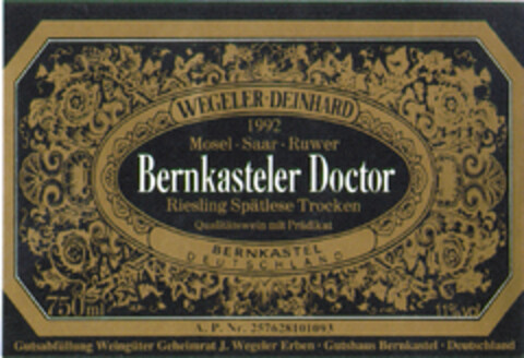 Bernkasteler Doctor Logo (DPMA, 14.01.1997)