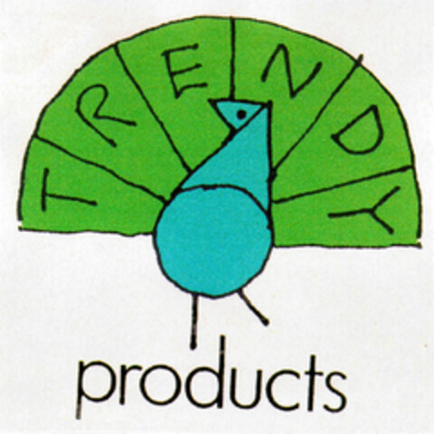 TRENDY products Logo (DPMA, 20.12.1997)