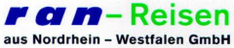 ran-Reisen aus Nordrhein-Westfalen GmbH Logo (DPMA, 30.07.1998)