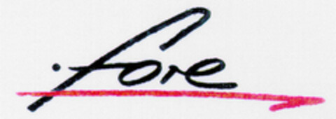 fore Logo (DPMA, 31.08.1998)