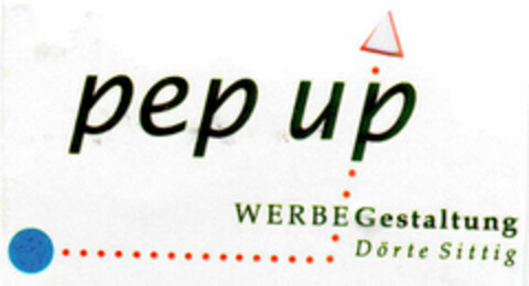 pep up WERBEGestaltung Dörte Sittig Logo (DPMA, 14.04.1999)