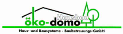 öko-domo Hausbau Haus- und Bausysteme Baubetreuungs-GmbH Logo (DPMA, 15.10.1999)