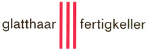 glatthaar fertigkeller Logo (DPMA, 25.11.1999)