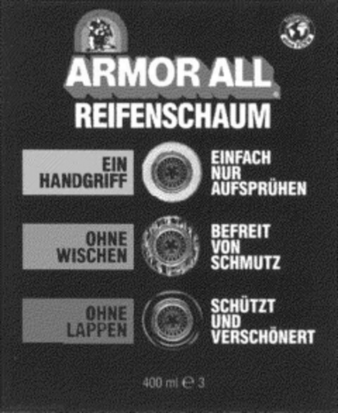 ARMOR ALL Logo (DPMA, 30.11.1992)