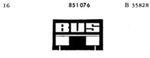 BUS Logo (DPMA, 27.04.1966)