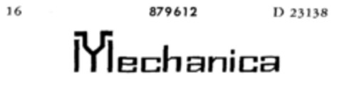 Mechanica Logo (DPMA, 08.03.1969)